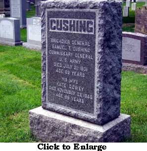 Samuel T. Cushing Gravestone
