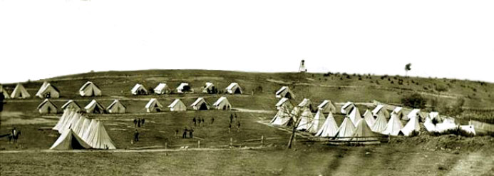 Signal Camp of instruction on Red Hill