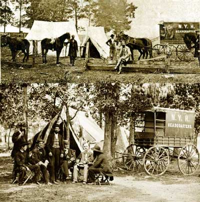 New York Herald- Headquarters in the Field- 1863