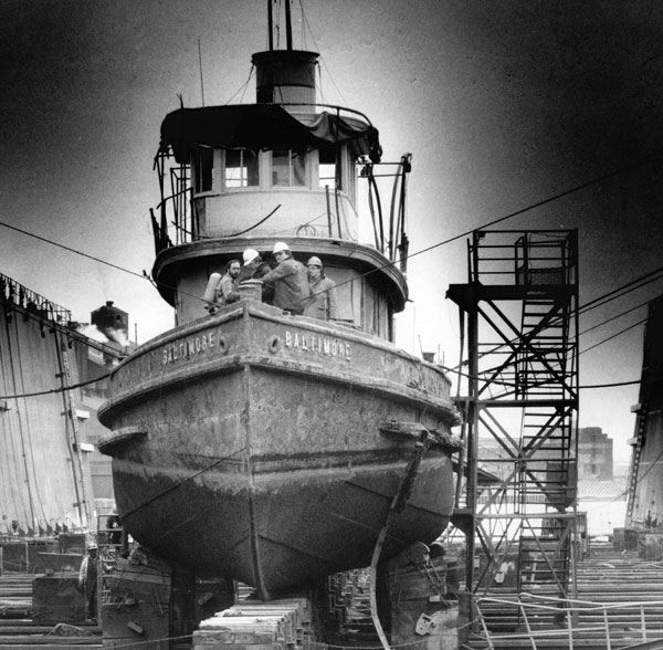 Dry Dock Bow View - 1982